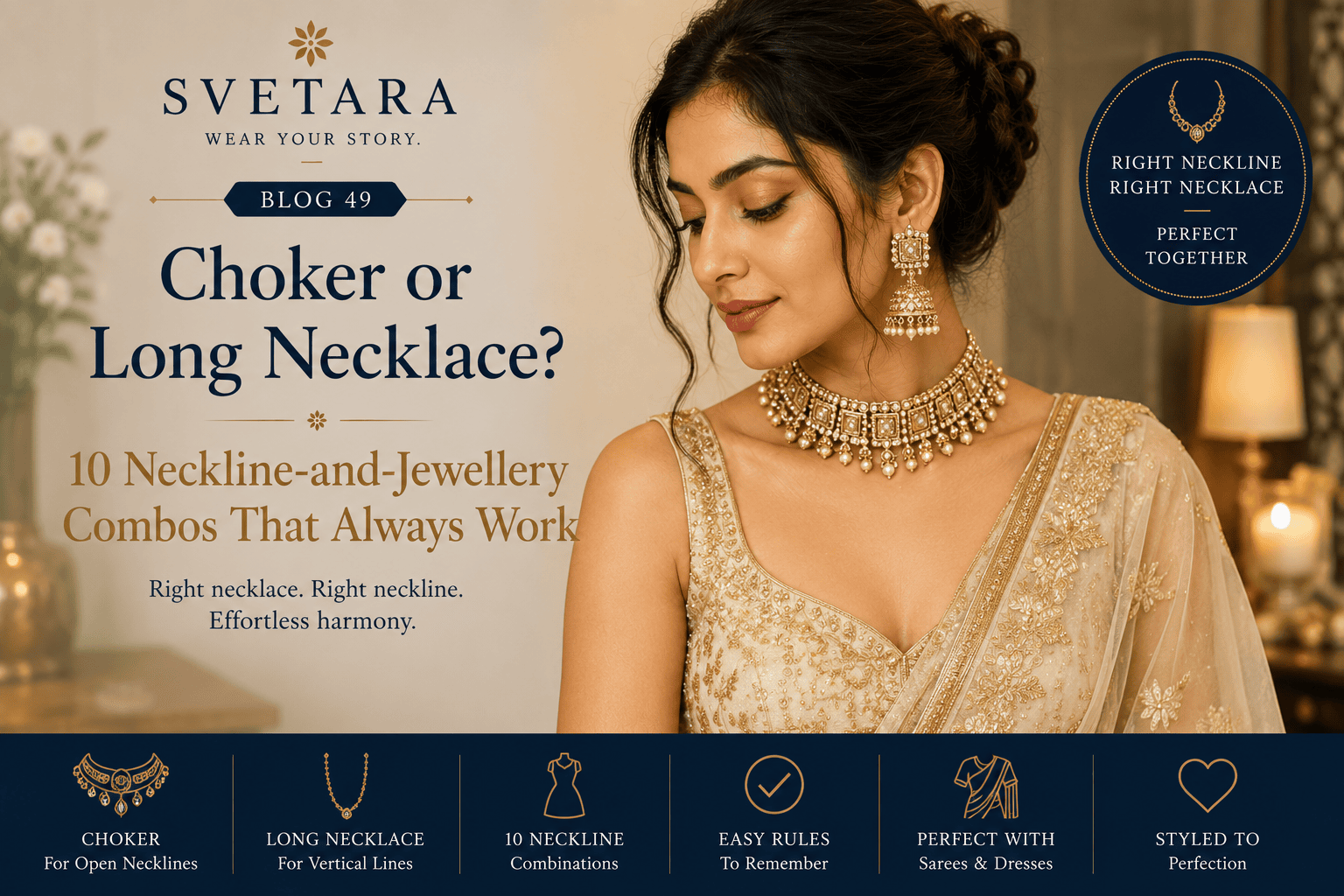 Choker or Long Necklace Jewelry Styling Guide